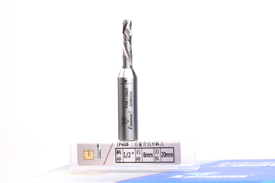 주문 카바이드 드릴링 정돈을 위한 세 모서리 압축 비트 TCT 곧은 비트 6 밀리미터 online manufacture