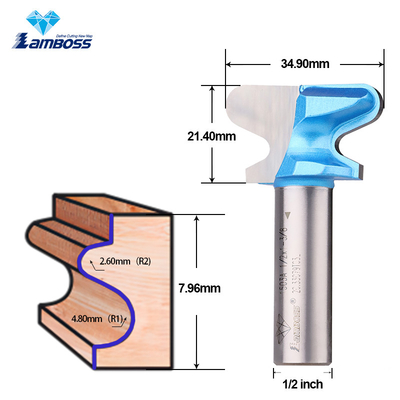 주문 람보스 두 손가락 빗 깎기 프레싱 컷어 돌고래 꼬리 라우터 빗 목조 작업 online manufacture