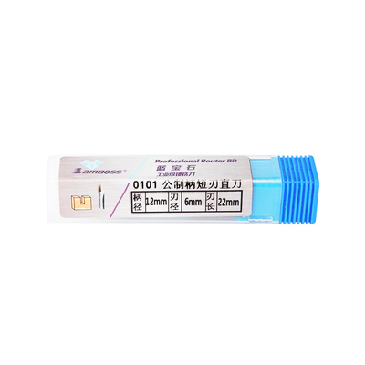 카바이드 티핑된 조합 패널 라우터 비트 플루트 일직선 프레이즈반용 커터 2명